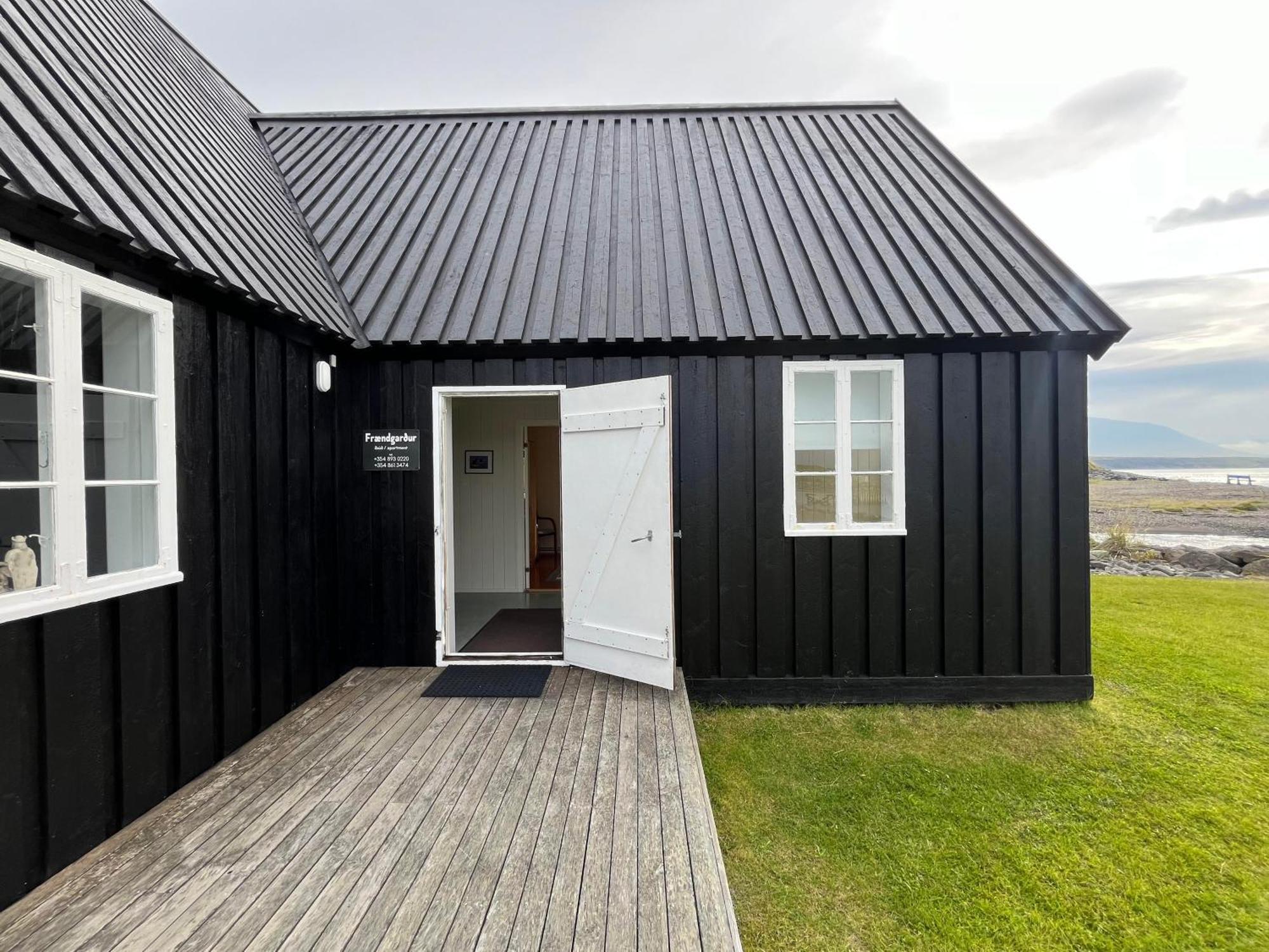 Ferienwohnung Fraendgardur Hofsós Exterior foto
